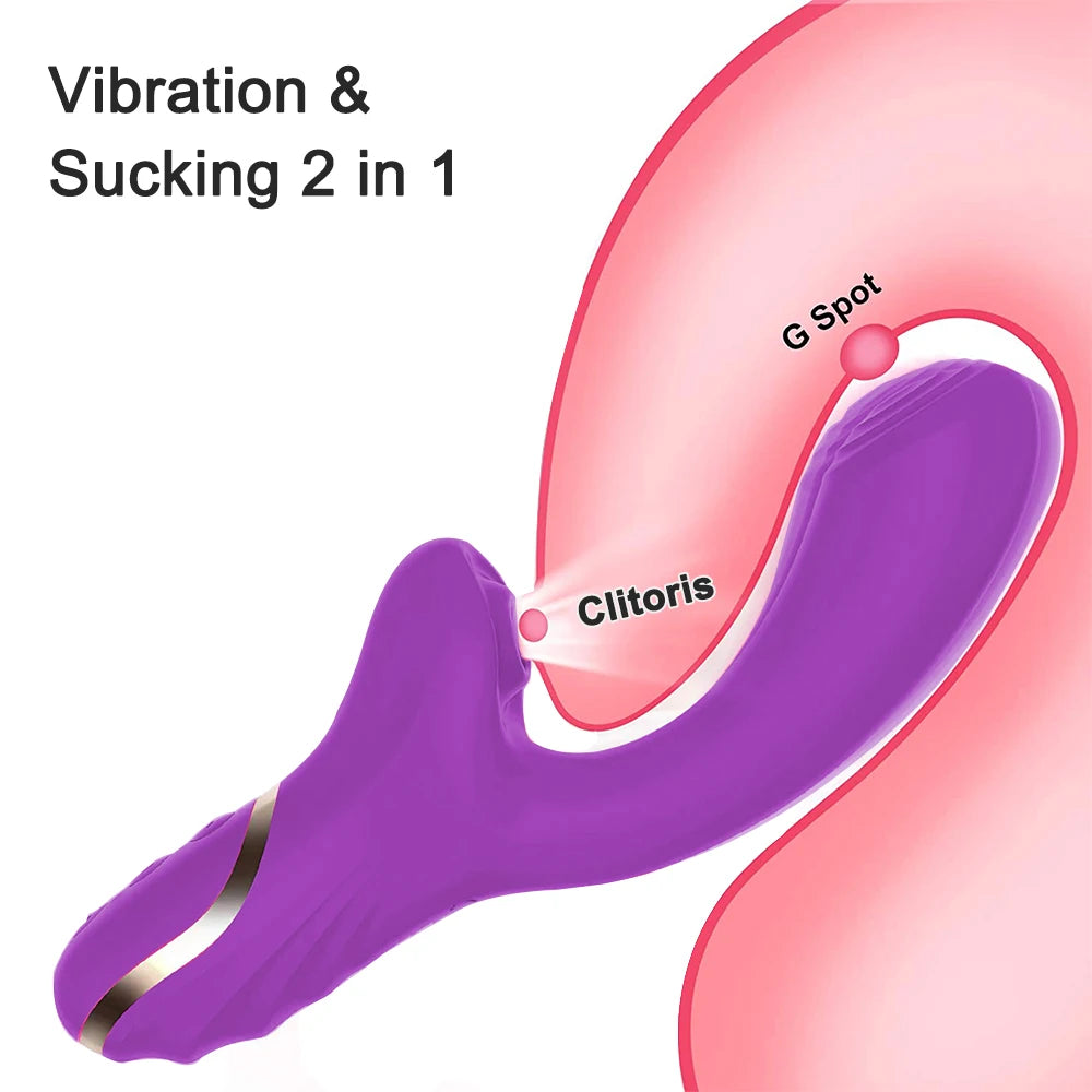 Powerful Clitoral Vibrator For Women Clit Clitoris Sucker Sucking Vacuum Stimulator Dildo Sex Toys Female Goods for Adults 18