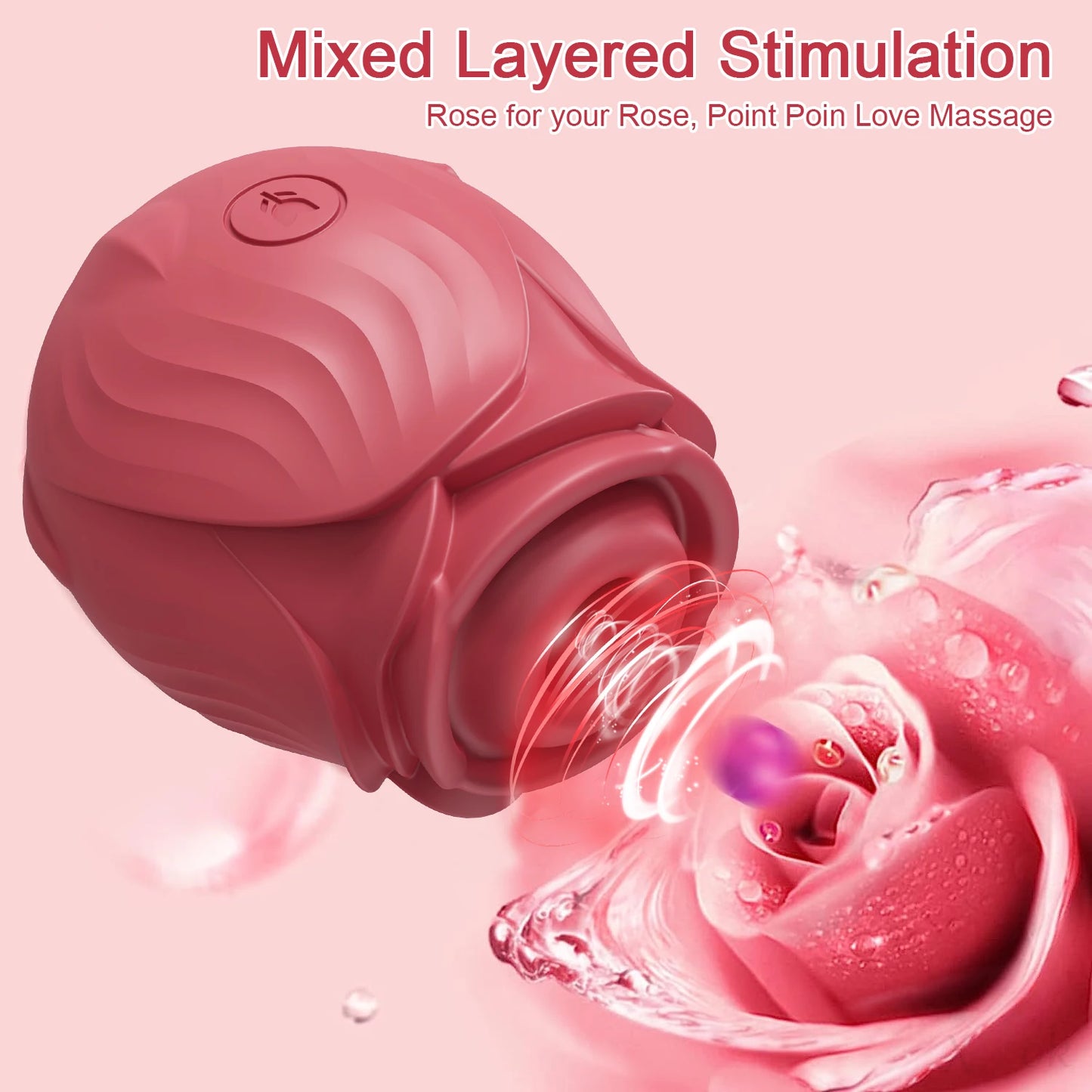 Rose Vibrator Sex Toy for Women